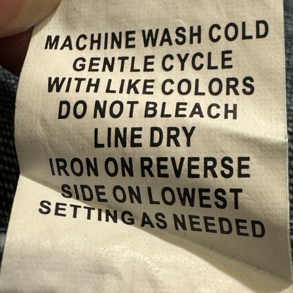 NY Collection Denim Jacket Sz L Blue Dark Wash 100% Cotton Embroidered Patchwork - Picture 10 of 16